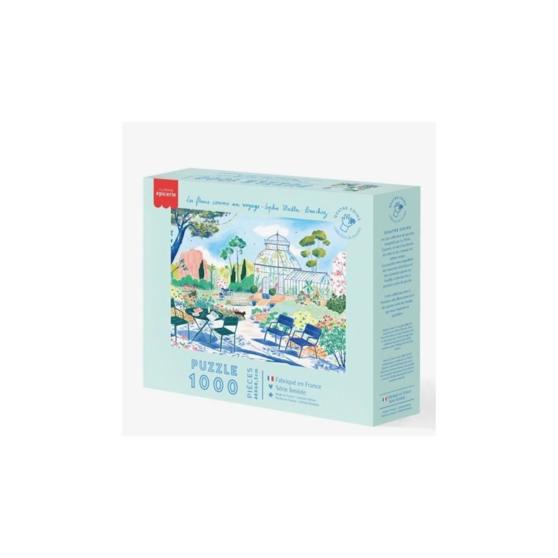 Puzzle 1000 pièces - Les fleurs comme un voyage