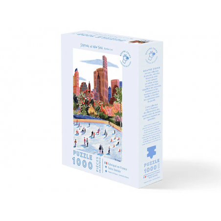 Puzzle 1000 pièces - Skating in New York