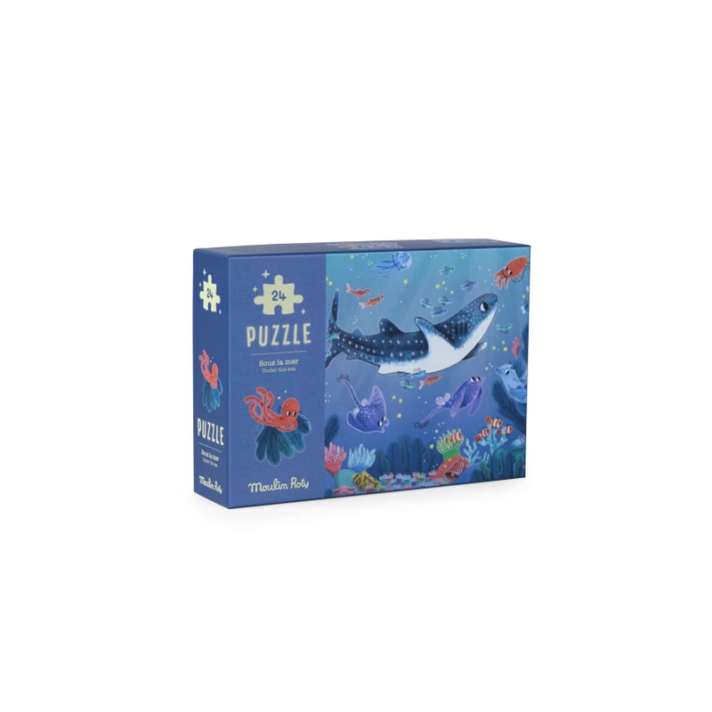 Puzzle phosphorescent 24 pièces - Sous la mer
