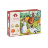 4 puzzles - Les animaux du jardin