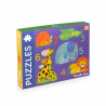 5 puzzles Evolutifs Animaux