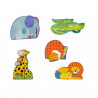 5 puzzles Evolutifs Animaux
