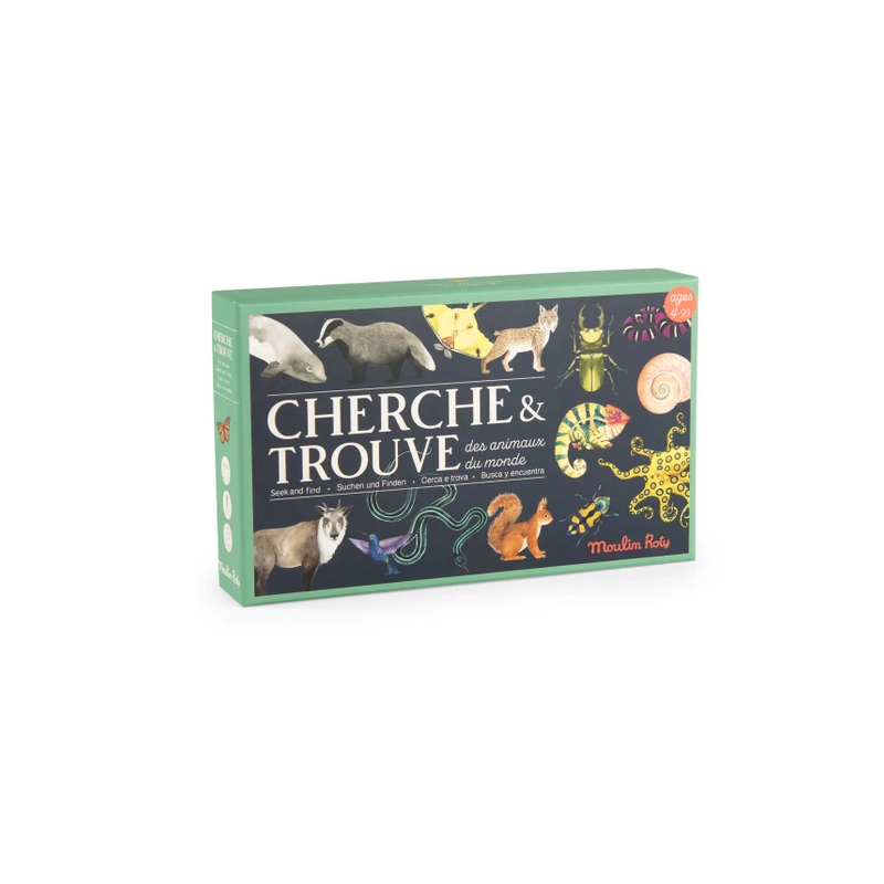 Cherche et trouve les animaux du monde