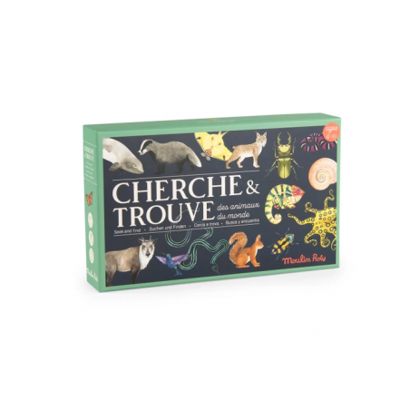 Cherche et trouve les animaux du monde