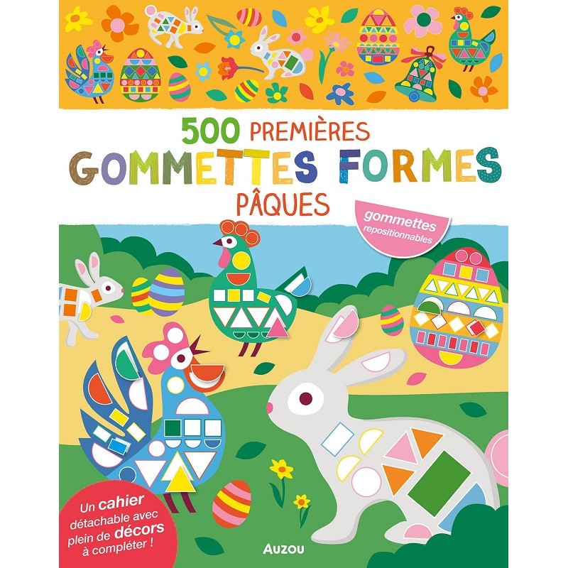 500 premières Gommettes Formes - Pâques
