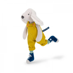 Poupee Chien Pilou Jaune - Puce Et Pilou