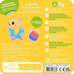 Boîte métal - 300 gommettes Pâques