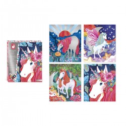 Peintures nacree et 3d - Licornes
