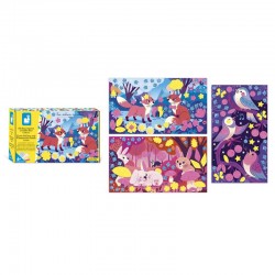 Stickers Mousse Et Sables Fluo