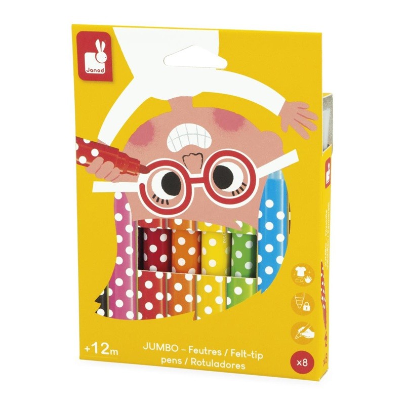 8 Feutres Jumbo