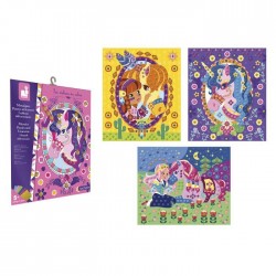 Mosaiques - Poneys Et Licornes