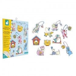 10 Decos Plastique Fou - Chats Et Chiens