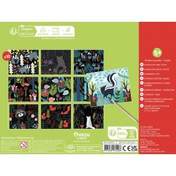 Ma pochette d'artiste - Cartes à gratter - Forêt