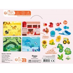 Mes premiers autocollants en relief - Les couleurs