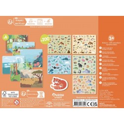 Ma pochette d'artiste - Autocollants bébés animaux