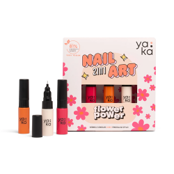 Coffret vernis à ongles 2 en 1 - Flower Power