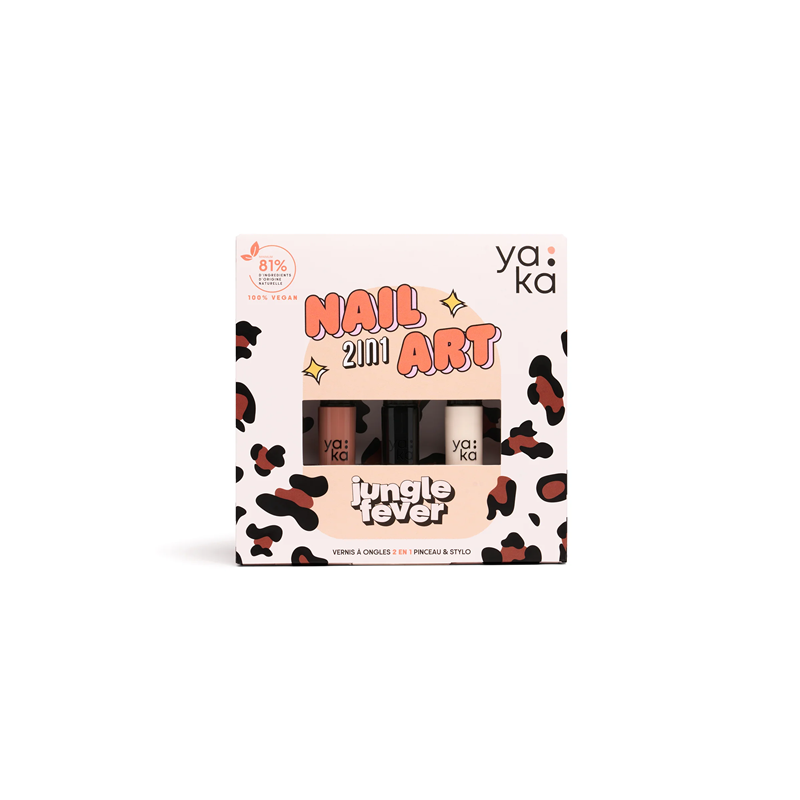 Coffret vernis à ongles 2 en 1 - Jungle Fever