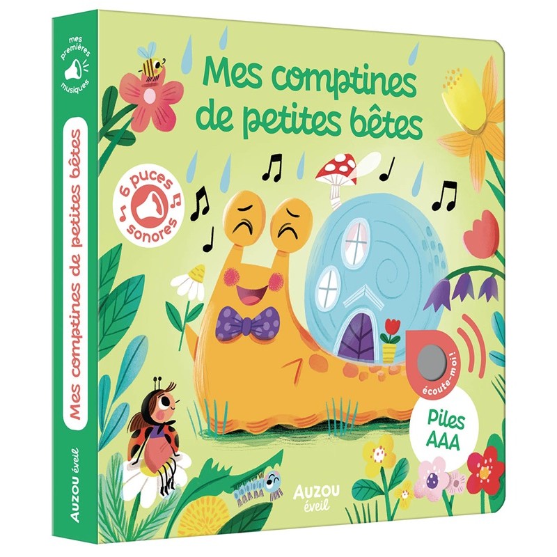 Livre Sonore - Mes comptines de petites bêtes